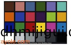 色綵測試(shi)標闆(ban)ColorChecker